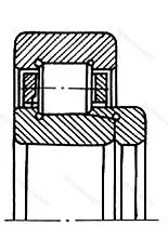 Подшипник N 211 размер 55x100x21 от производителя  SKF Подшипник N 211 размер 55x100x21 от производителя  SKF