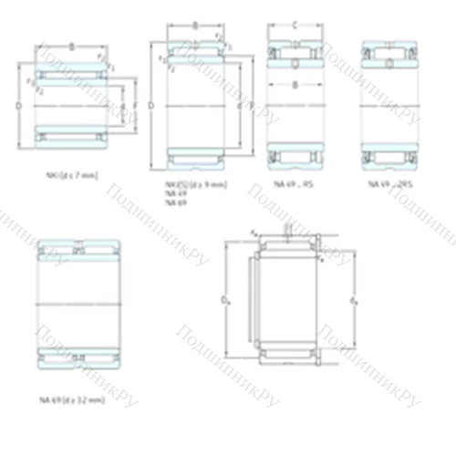 Подшипник игольчатый радиальный NKI 28/20TN от производителя  SKF Подшипник игольчатый радиальный NKI 28/20TN от производителя  SKF