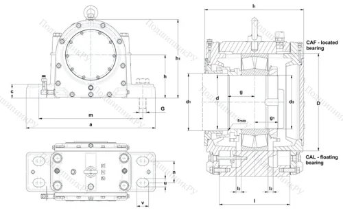 Подшипниковый корпус SNOE 224 CAL в Владимире