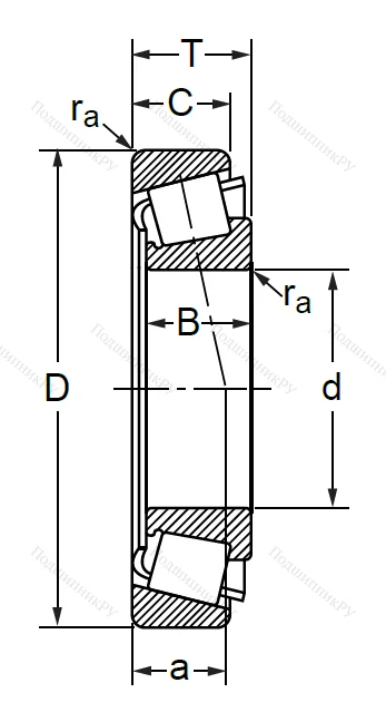 Конический роликовый подшипник 7310 А (СПЗ-9) в Владимире