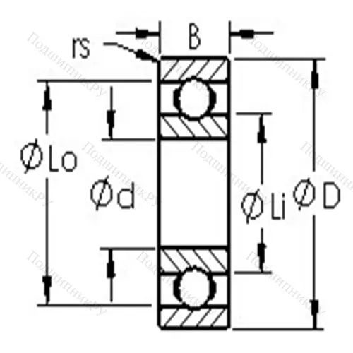 Подшипники шариковые радиальные однорядные 6016 от производителя  AST Подшипники шариковые радиальные однорядные 6016 от производителя  AST