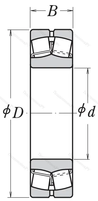 Сферический роликовый подшипник