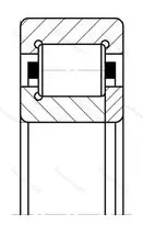 Подшипник NUP 218ECMA размер 90x160x30 от производителя  SKF