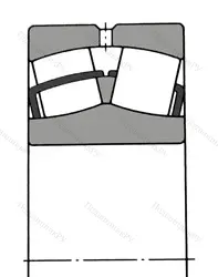 Модификация подшипника 4053132 размер 160x240x80 ГПЗ-34 от производителя  ГПЗ-34 Модификация подшипника 4053132 размер 160x240x80 ГПЗ-34 от производителя  ГПЗ-34