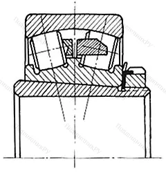 Модификация подшипника 13532 размер 160x320x86/131 от производителя  ГПЗ-11 Модификация подшипника 13532 размер 160x320x86/131 от производителя  ГПЗ-11