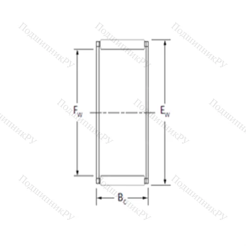 Подшипник игольчатый радиальный RF 525828A