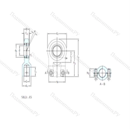 Подшипник скольжения сферический SILR 25ES