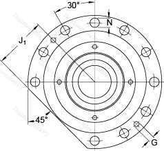 Подшипник FBSA 206 A/QBC