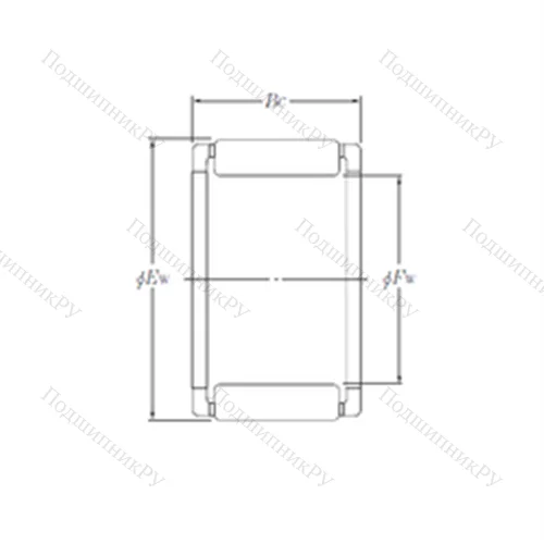 Подшипник игольчатый радиальный PK 29?39?21.4X 2