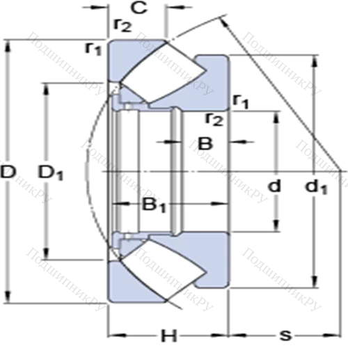 Упорные сферические роликоподшипники 29252 от производителя  SKF Упорные сферические роликоподшипники 29252 от производителя  SKF