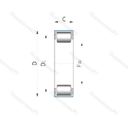 Подшипник игольчатый радиальный