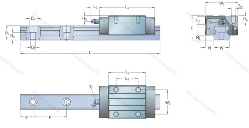 Каретка LLTHC 25 R-T 1 P 3 (M/P 010713) в Владимире