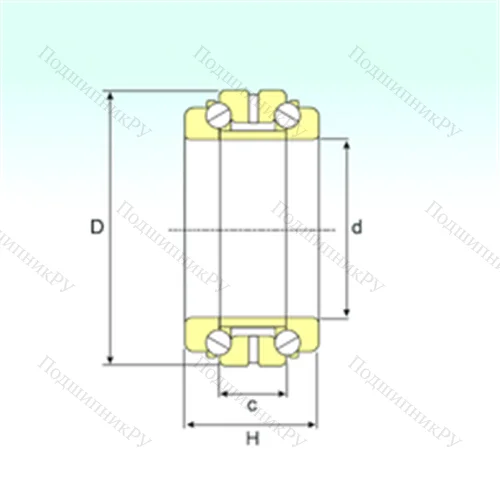 Подшипник шариковый упорно-радиальный 234956