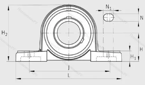 Подшипниковый узел UCP 210 J 7 в Владимире