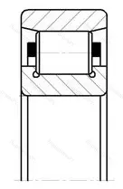 Подшипник  N 2205 (2505) размер 25x52x18 от производителя  SKF