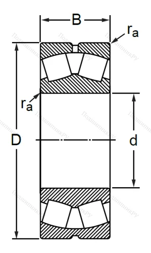 Сферический роликовый подшипник 3616АМН (22316 MBW 33) в Владимире