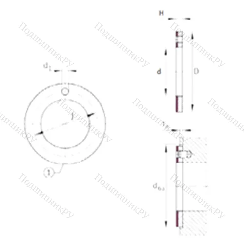 Подшипник скольжения EGW 14-E 40