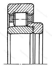 Модификация подшипника 52726ЛМ2 размер 130x250x80 от производителя  ЕПК