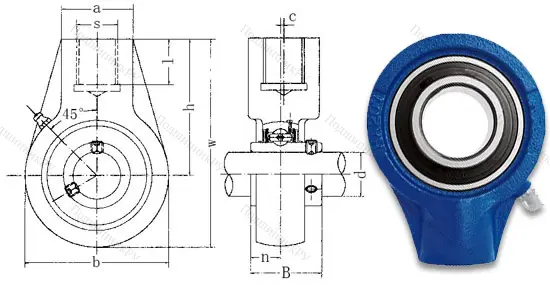Подшипниковый узел UCHA 211