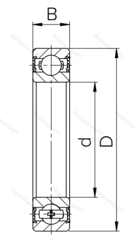 Шариковый однорядный подшипник  70-180312 (6312 2RSC 3) в Владимире