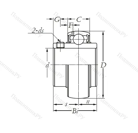 Корпусный подшипник  UCX 09 в Владимире