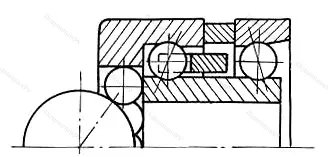 Модификация подшипника 4-45606/2,5КЮТП размер 2,5x6,5x5,45/7,2 от производителя  ГПЗ-200 Модификация подшипника 4-45606/2,5КЮТП размер 2,5x6,5x5,45/7,2 от производителя  ГПЗ-200