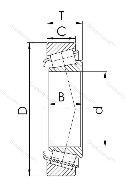 Конический роликовый подшипник 7512 (32212) WXLJ8KHH1G в Владимире