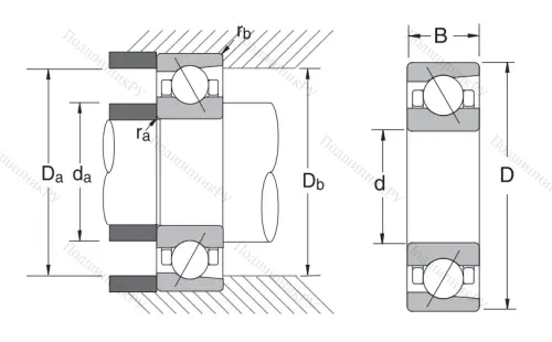 Сверхточный подшипник 7007 CTRSULP 3 от производителя  NSK