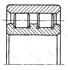 Подшипник  3202776 размер 380x620x194 от производителя  ГПЗ-5 Подшипник  3202776 размер 380x620x194 от производителя  ГПЗ-5