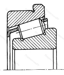 Подшипник  32313R (67613) размер 65x140x51 от производителя  SKF Подшипник  32313R (67613) размер 65x140x51 от производителя  SKF