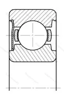 Подшипник 608-ZT размер 8x22x7 от производителя  SKF
