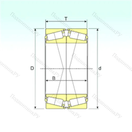 Подшипник роликовый радиально-упорный 32024X/DF от производителя  ISB Подшипник роликовый радиально-упорный 32024X/DF от производителя  ISB