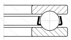 Подшипник 51134M/P 5 размер 170x215x34 от производителя  SKF