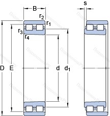 Подшипник NN 3019 KTN 9/SP