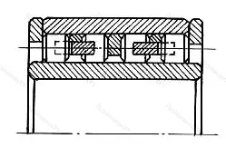 Подшипник  NNU 6064 (6462164) размер 320x480x290 от производителя  SKF