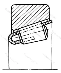 Модификация подшипника 977908К размер 40,62x66x13,5 от производителя  ГПЗ-1 Модификация подшипника 977908К размер 40,62x66x13,5 от производителя  ГПЗ-1