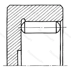 Модификация подшипника 904902У размер 14,723x23,841x13,1 от производителя  МПЗ Модификация подшипника 904902У размер 14,723x23,841x13,1 от производителя  МПЗ