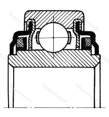 Подшипник  530211 размер 55x100x21/27 от производителя  EPK Подшипник  530211 размер 55x100x21/27 от производителя  EPK