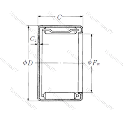 Подшипник игольчатый радиальный