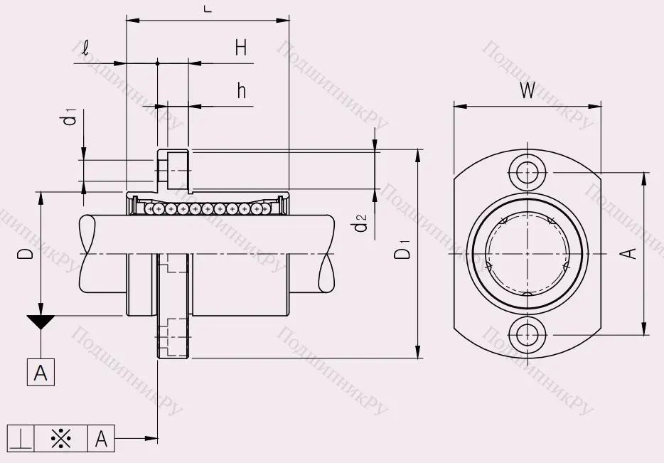 Подшипник LMH 6 UU в Владимире