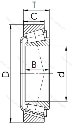 Конический роликовый подшипник 7510 (32210) в Владимире