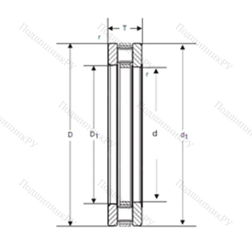 Подшипник роликовый упорный 81140 от производителя  SIGMA Подшипник роликовый упорный 81140 от производителя  SIGMA
