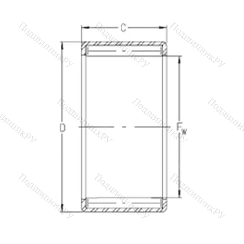 Подшипник игольчатый радиальный SN 116