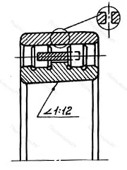 Модификация подшипника 4-3182117К размер 85x130x34 от производителя  ГПЗ-1 Модификация подшипника 4-3182117К размер 85x130x34 от производителя  ГПЗ-1