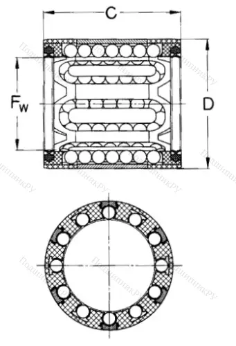 Подшипник LBBR 10-2LS/HV 6 в Владимире