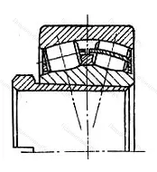 Модификация подшипника 753610 размер 50x120x43/54 от производителя  ГПЗ-11