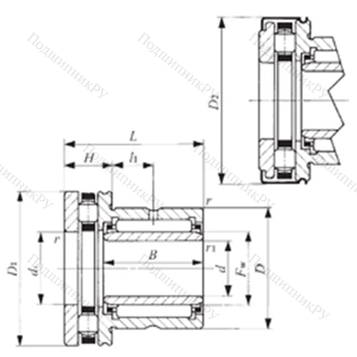 Подшипник комбинированный NBXI 1425Z