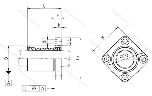 Подшипник LMK 35 UU в Владимире