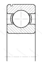 Подшипник  6408N (50408) размер 40x110x27 от производителя  SKF