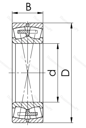 Сферический роликовый подшипник 3528 АМНК (22228 ACMW 33) в Владимире